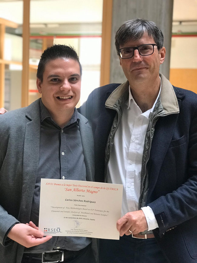 Premio San Alberto Magno 2019 a la mejor tesis doctoral - Universidad de Alicante